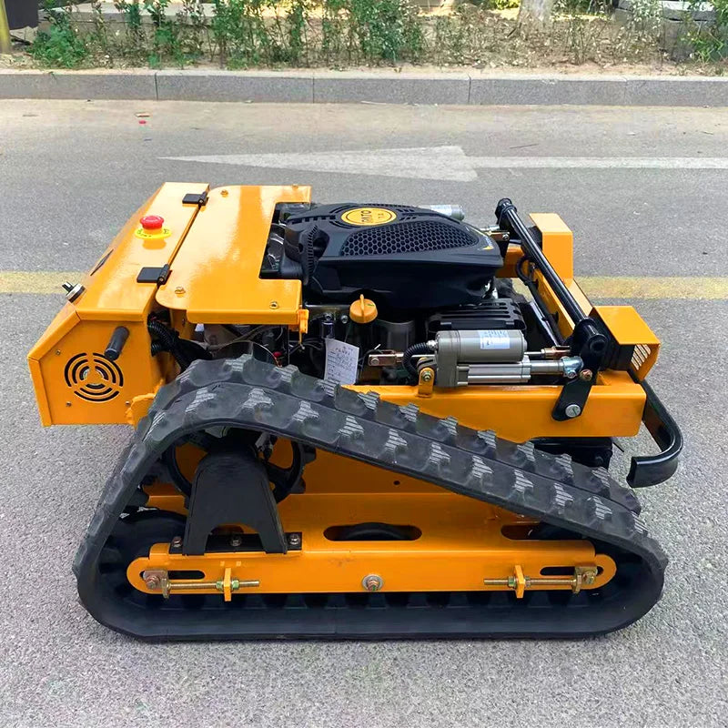 Intelligent Remote Control Lawn Mower Track Type Grass Crusher Orchard