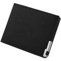 Men's Light and Casual Canvas Pattern Horizontal Short Iron Border Wallet