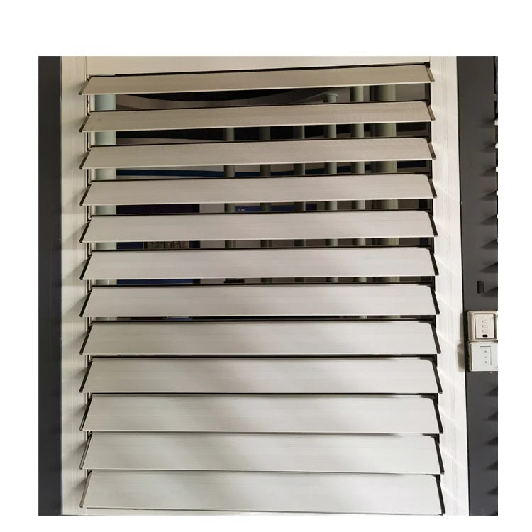 JHR Modern Design Outdoor Aluminium Venetian Blind Aluminum Alloy Vertical Opening Window Blinds