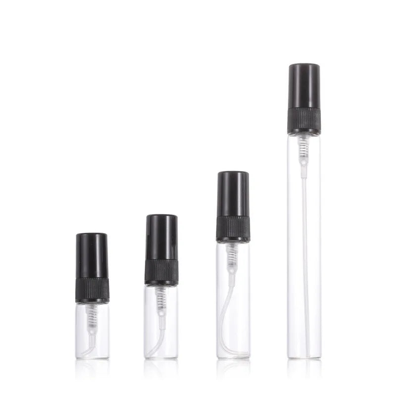 Wholesale 5ml Glass Perfume Bottle Empty Refillable Travel Atomizer with Pump Sprayer MOQ 100pcs