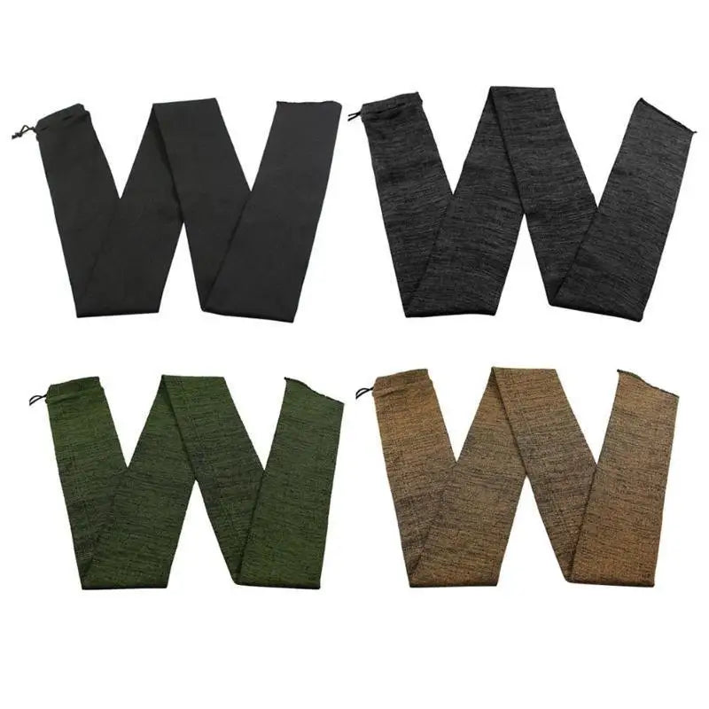 Silicone-Treated Knit 140cm Long Sock Case Sleeve Outdoor Gun Sock Storage 55 Inch for Hunting