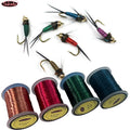 TAKEDO 0.1MM 50M/Spool Fly Tying Copper Wire for Fly Lure Baits Body Ribbing Sinker Water Metal Fly Tying Thread