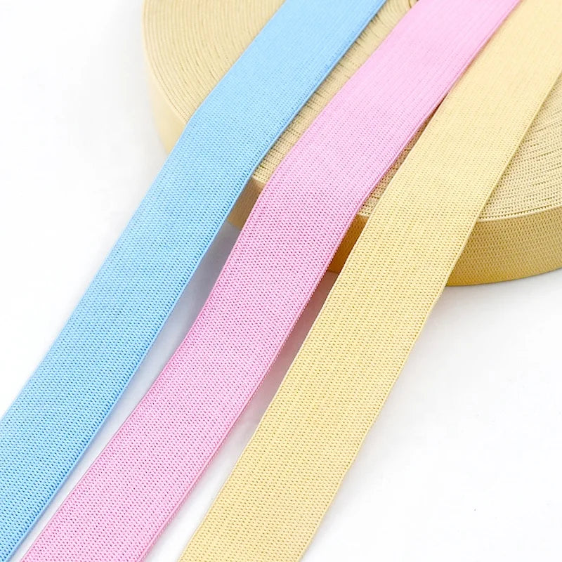 Deepeel AP581 20mm/25mm Garment Accessories Sewing Band for Bag Home Textile Pants Belt Stretch Polyester Elegant Webbing Strap