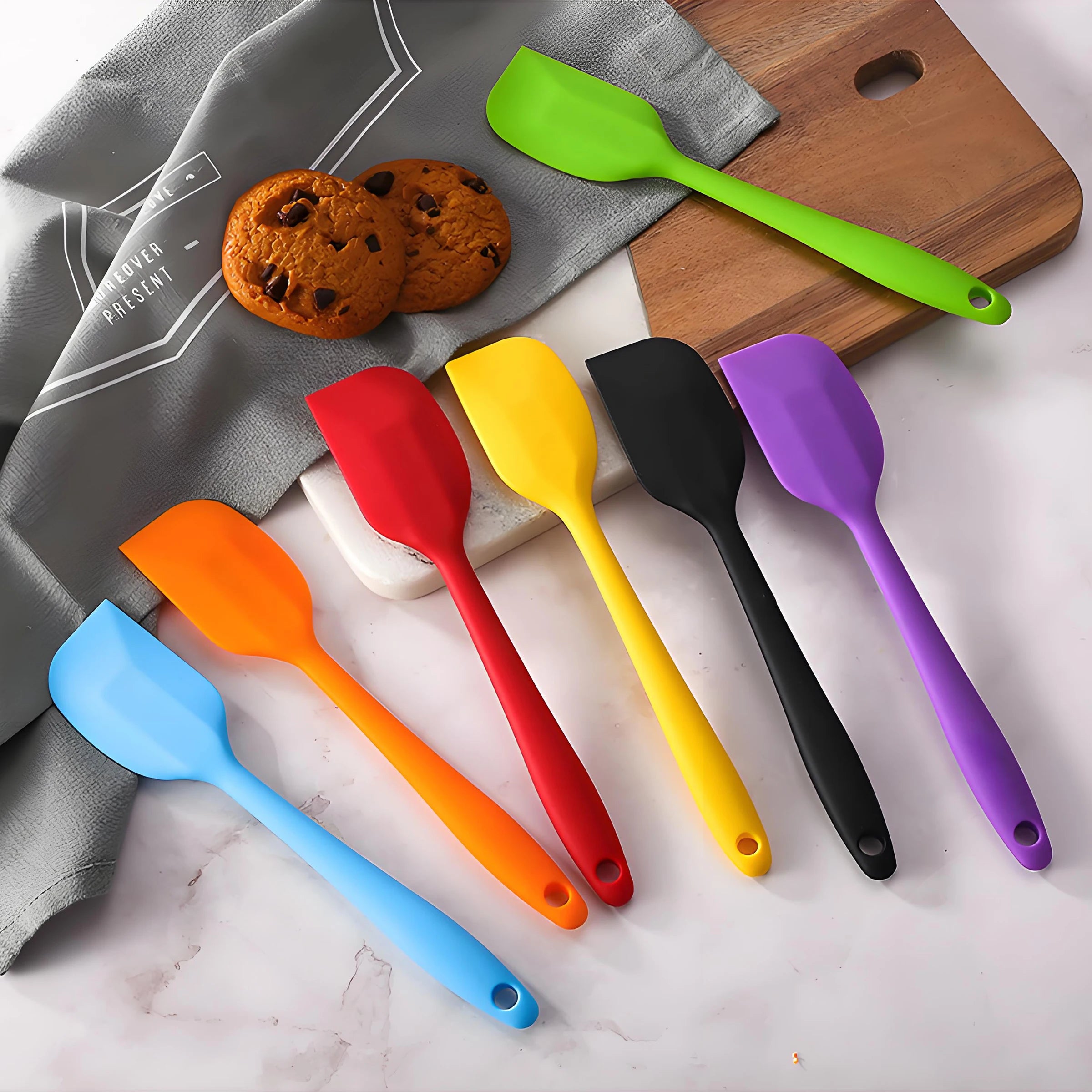 Colorful Heat Resistant Non-Stick Butter Spatula PC Silicone Pastry Cake Tools Bread Kitchen Decorative Utensils Bakery Use