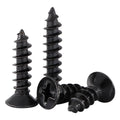 Direct Manufacturer's Metric Grade 8.8 Zinc Carbon Steel Black Flat Countersunk Head Phillips Drive Cross Socket Screws