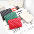 Factory Price Women's Credit Card Holder RFID Blocking Zipper Money Pouch Card Protect Case Pocket Purse Wallet