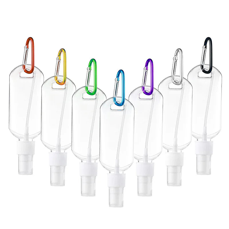 Hot Sale 50ml PET Plastic for Clear Oval Mist Spray Bottle Wholesale Refillable Empty Design