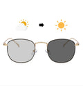 New Fashion Diamond Glasses Alloy Full-Frame Optical Frames Anti Ultraviolet Multi-function Photochromic Sunglasses Men Women