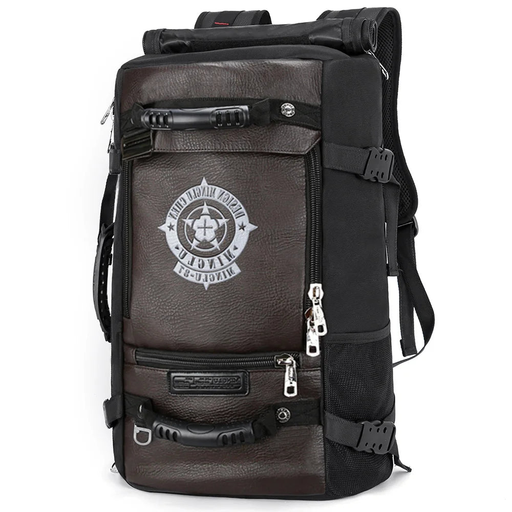 New Custom Large Capacity Hiking Climbing Waterproof Mens Anti Theft Back Packs Travel Outdoor Men Backpack