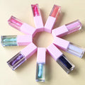 Pigmented Magic Moisturizing Flavouring Fruit Clear Vegan Pink Lipgloss Lip Plumper Gloss Big Brush 34 Color Changing Lip Oil