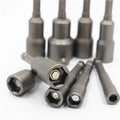 MD Brand 1/4 Inch Hex Socket Magnetic Nut Driver with Crv/S2 Handle and 5mm-20mm Drill Bit Adapter MegaBDM