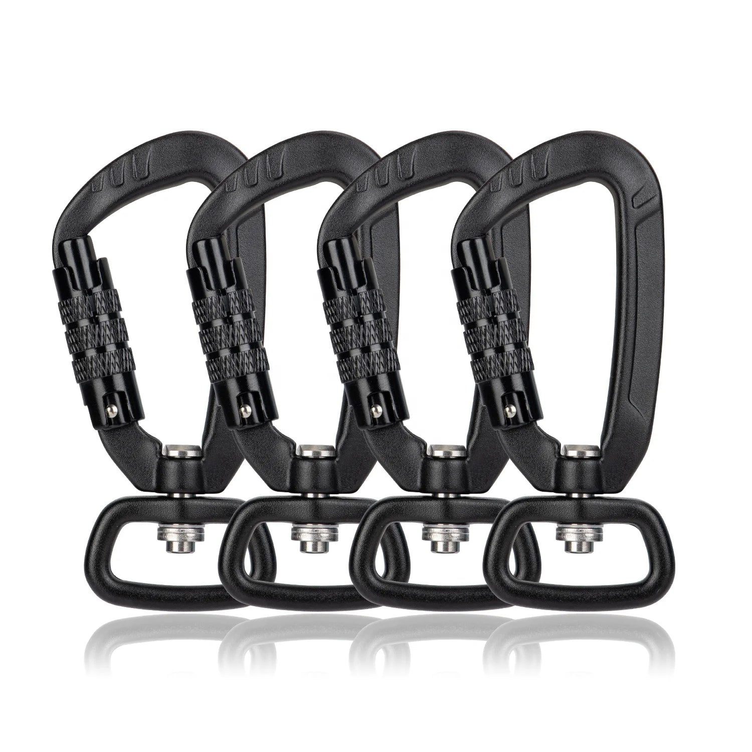 4KN Auto Locking Swivel Carabiner Clip for Dog Leash Securing Pets Keychains Carabiner Snap Hook