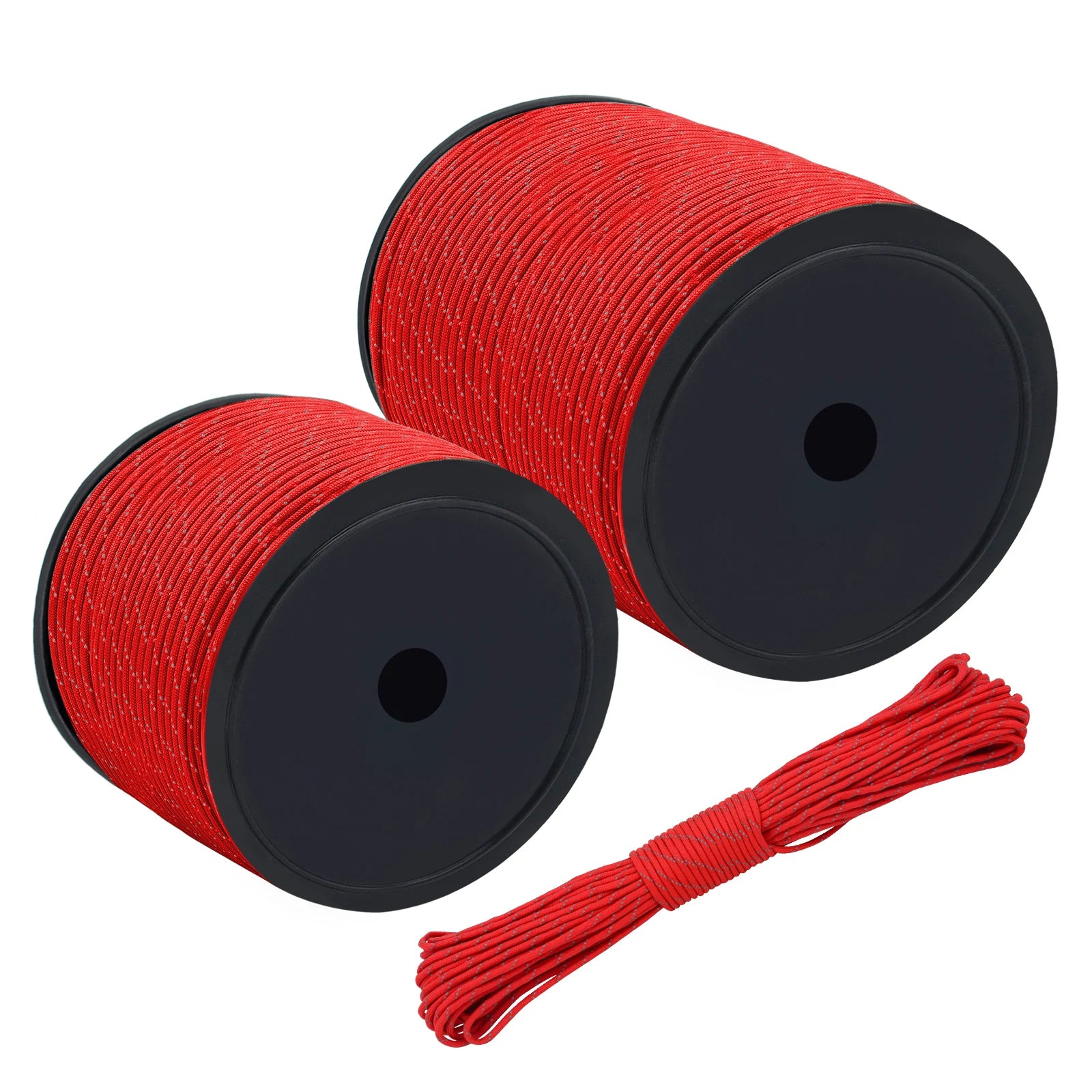7 Strand Reflective Nylon Rope for Paracord Mountaineering Woven Rope for Outdoor Survival Emergency Bracelet Camping Hiking