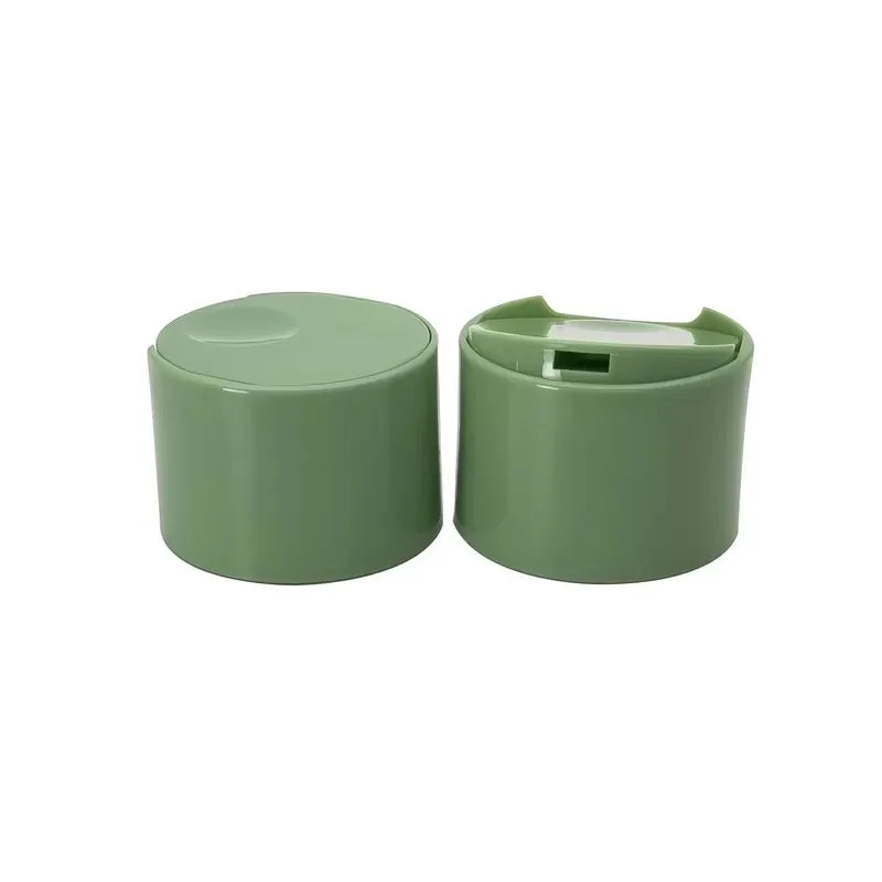 24mm 24-410 Double Wall Disc Top Cap Press Cap for Shampoo Cosmetics Dispenser