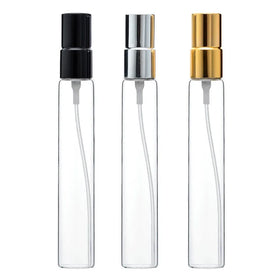 MUB Mini 2ml 3ml 5ml 10ml Clear Glass Refillable Perfume Bottles with Aluminum Cover