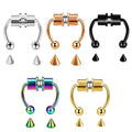 Wholesale Industrial Stainless Steel Religious Southern Buddhism Nose Ring Reusable Alloy Flower Faux Non Piercing Nez Magnetic