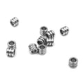 Wholesale Stainless Steel Macroporous Three-layer Spacer Corrugated Positioning Beads for Jewelry Accessories