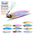 MISTER JIGGING Top Quality OEM 7g 15g Metal Jig Fishing Lure Manufacturing Shore Long Cast Saltwater Lead Jigging Fishing Lure