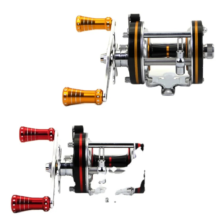 5.2:1 Spinning Sea Metal 1+1 Bearings Bait Casting Fishing Reel Slow Jigging Drum Bait Casting Reel