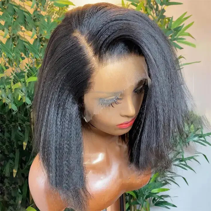 Perucas Cabelo Humano Original Brazilian Human Hair Wigs Kinky Straight HD Lace Wigs 100 Virgin Hair Wigs for Black Women