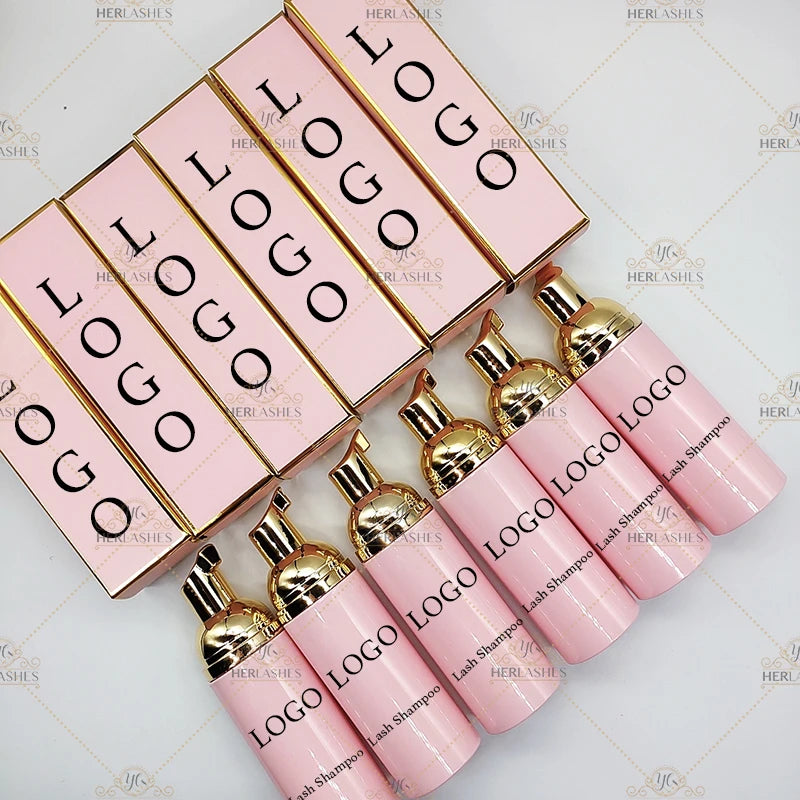 Empty Pet Plastic Lash Foam Bottle 30ml 50ml 60ml 90ml 100ml Plastic Mousse Lash Shampoo Cleanser Foaming Pump Bottle