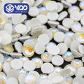 VDD 380 D.H Grey SS6-SS30 Hot-Fix Glass Rhinestones Crystal Flatback Strass Stones For Clothes Dress DIY Fabric Decoration