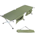 WOQI Ultralight Folding Bed Stretcher Easy Carrying for Outdoor Camping Modern Foldable Cot