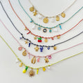 Personality DIY Knot Rope Chain Stainless Steel Jewelry Pendant Necklace Plated 18K Gold Fashion Charm Necklace for Women