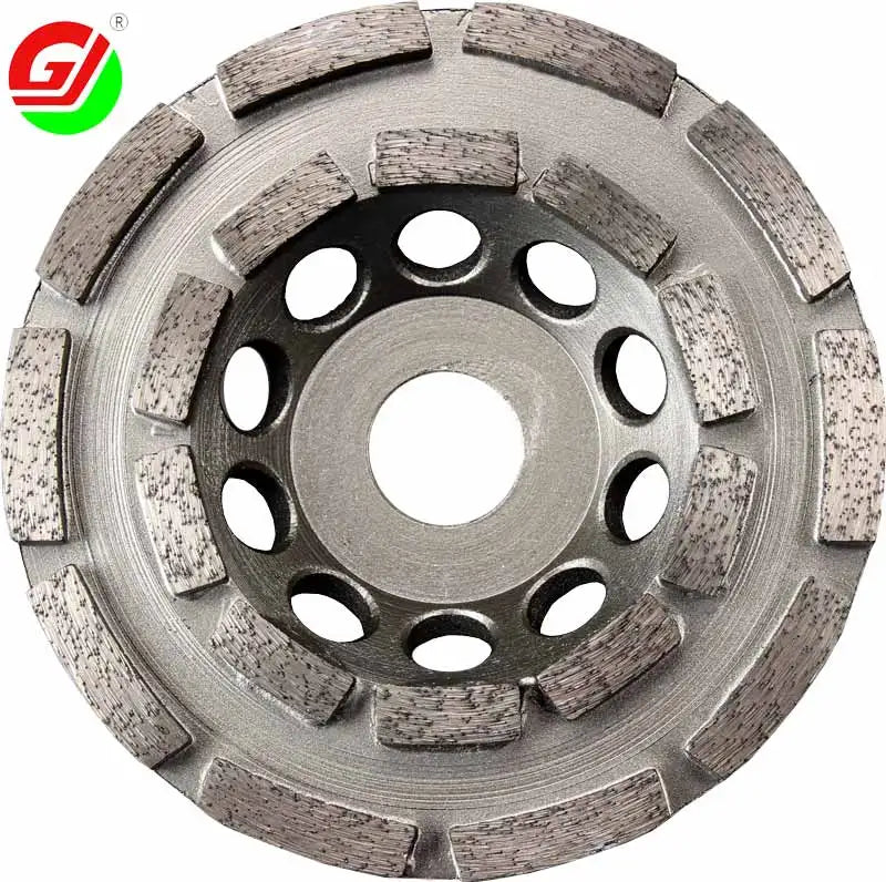 5Inch 125mm Double Row Abrasive Stone Diamond Turbo Cup Grinding Wheels for Granite /Marble/Tile