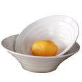 Factory Supply Restaurant Dinnerware Mixing Serving Unbreakable White Melamine Salad Bowl