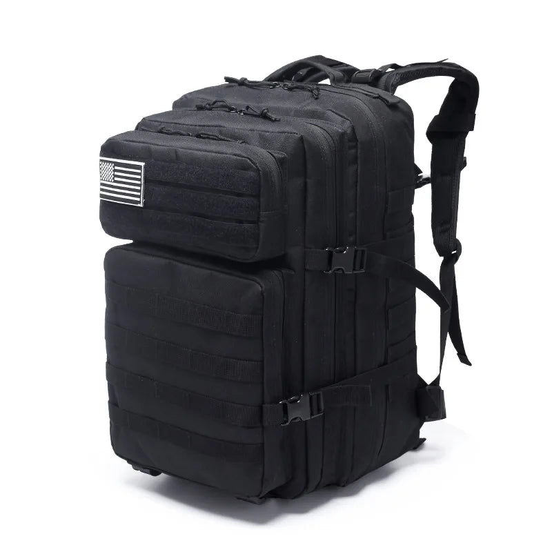Changeable Logo Molle Patch Large Capacity Travel Bag Outdoor Sports Waterproof Climbing Camping Hiking Mountain Backpack