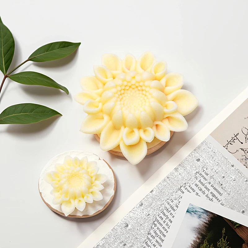 New Ideas Rose Flower Silicone Mold Home Decor Aromatherapy Clay Crafts for Gypsum and Candle Making Cake Tools