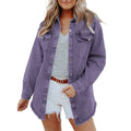 2024 Wholesale Customized 100% Cotton Long Jacket Women's Windbreaker Washed Casual Jacket for Women