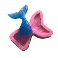 XGY-1silicone Chocolate Mould with Single Hole of Fish Tail Shape Silicone Sugar Lace Mould 3D Fondant Mermaid Tail Silicone M