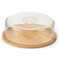 Bamboo Plate Preservation Cover Cake Pan Dust Proof Display Bamboo Tray Kitchenware Set Storage Box PS Cover