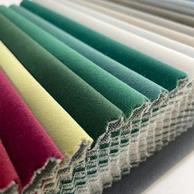 Cost-effective Heavy Thick Velvet Curtain Fabric Textured Upholstery Fabric in pink Sofa Fabric