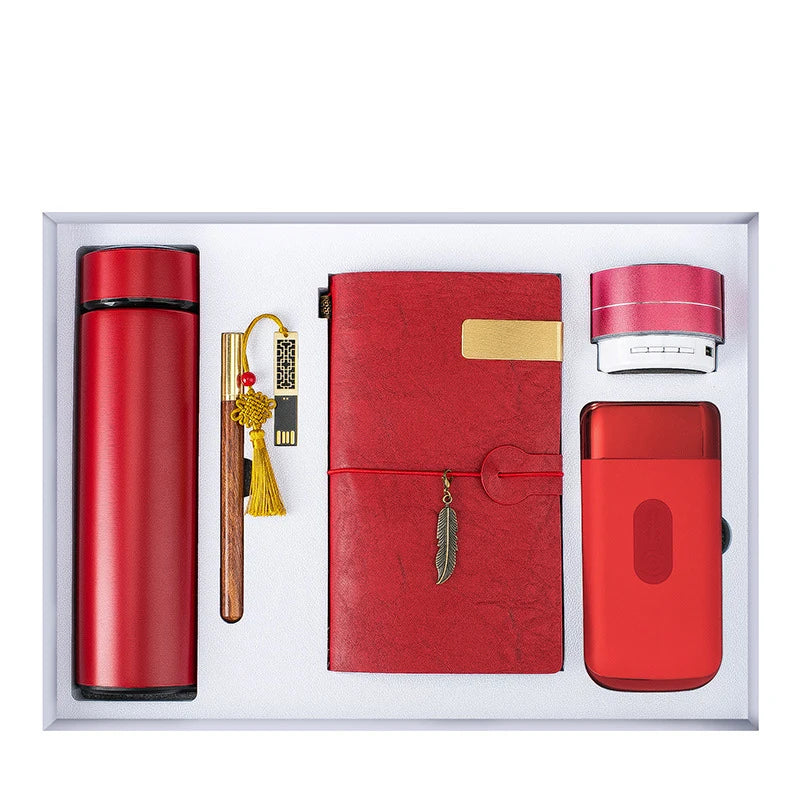 Promotional Corporate Gift Set Box Digital Display Thermos Cup Gift Set Company Custom logo