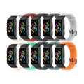 IVANHOE Silicone Straps for Huawei Honor Band 6 Smart Bands Ferrous Metal Connector Replacement Sport Watchband
