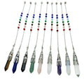 Natural Healing Crystal Quartz Pendulum Pendant Reiki Stone Dowsing Pendant Natural Stone Pendant Spiritual Pendulums