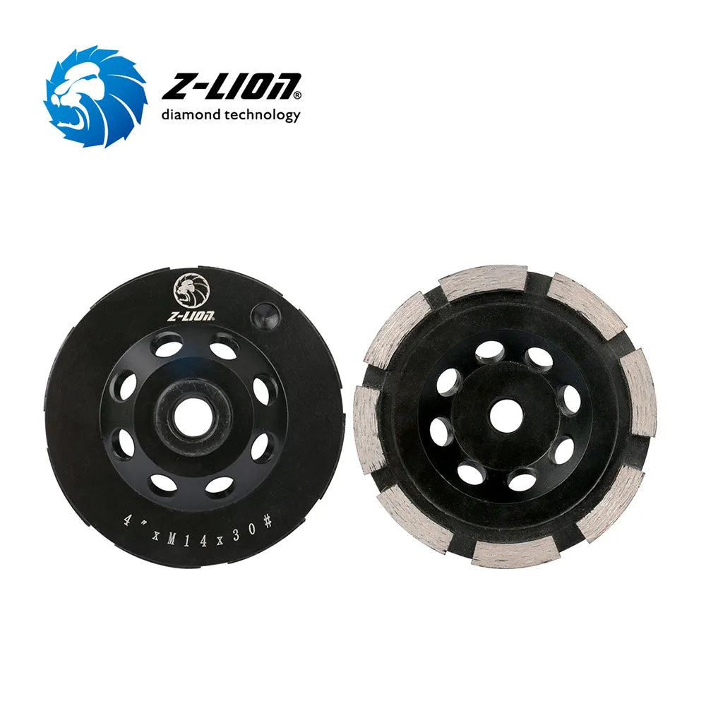 Hot press sintered segment single row stone cup wheel ZL-20