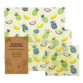 Eco-Friendly Reusable Cotton Beeswax Food Wraps Natural Ingredients Free Storage for Kitchen Use