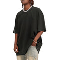 High Street Fashion Wholesale Acid Wash t Shirts Drop Shoulder Oversize Black Vintage T-shirts