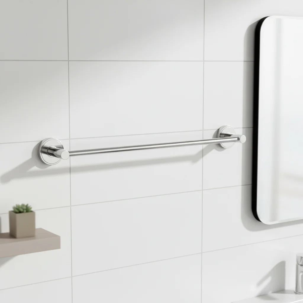 Modern Adjustable Copper Towel Rail in Brass Chrome for Kitchen & Bathroom-for Hotels