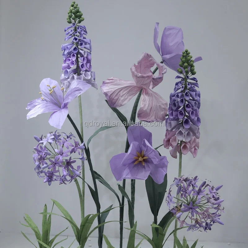 Hot Selling Paper Organza Giant Daisy Flower With Free Standing and Base for Window Display Wedding Decoration Fresh Style