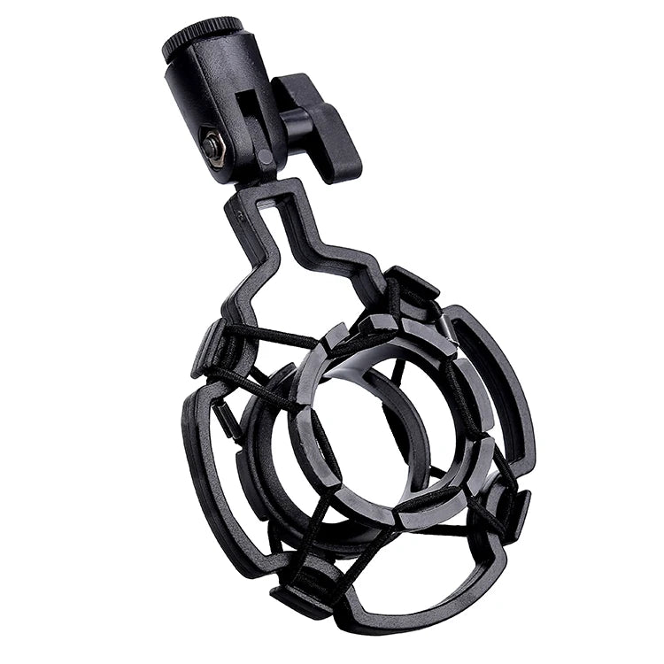 Rayyu P-7 Lightweight Safe and Durable Bassoon Condenser Microphone Black Metal Customizable Shock Mount