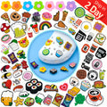 Hot Sale Yummy Food Drink Theme Shoe Charms Ice Cream Sushi Coffee Hamburger Flowers Beer PVC Decoration for Bracelet Making