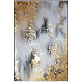 Modern Abstract Wall Art Acrylic Pictures Hand Painted Gold Foil Blue Purple Colorful Landscape New Oil Painting