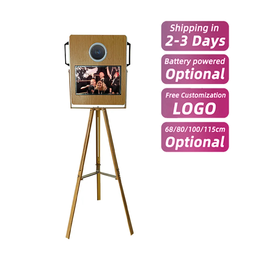 New Party Artifact 1 2 3 4 5 People 80 115 Cm 360 Photo Booth 100 Cm Automatic 360 Photo Booth Mirror for Event Wedding Party