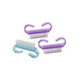 Manicure Pedicure Tool Cleaning Wholesales Nail Care Plastic Nail Brush Fingernail Cleaning Brush