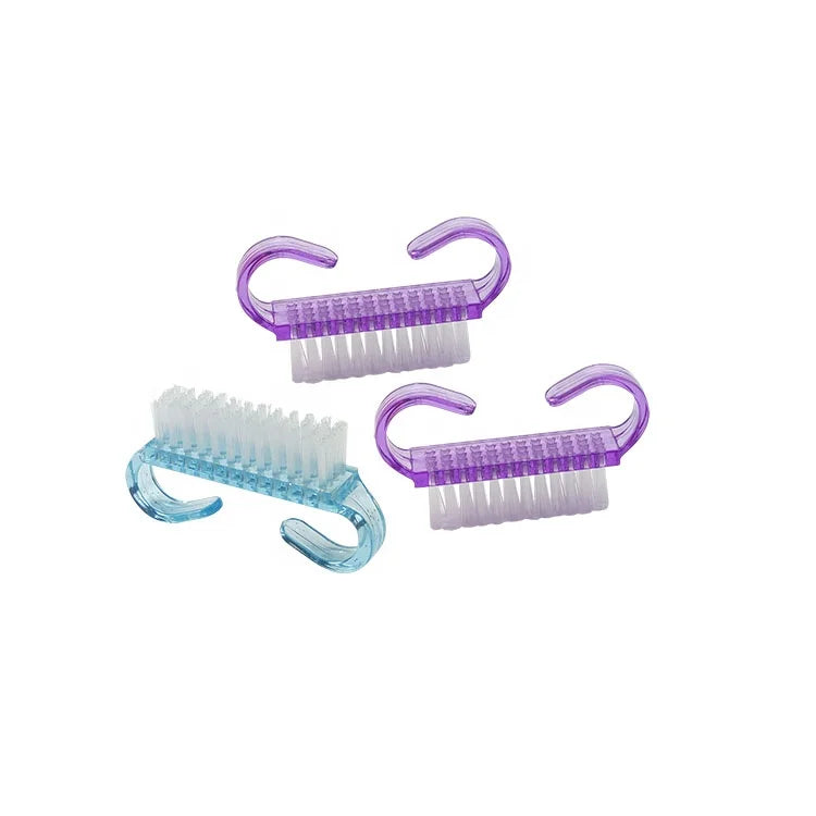 Manicure Pedicure Tool Cleaning Wholesales Nail Care Plastic Nail Brush Fingernail Cleaning Brush